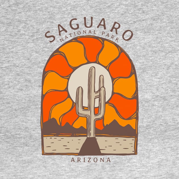 Saguaro National Park Arizona by TravelBadge